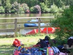 die Tretboote laden zu einer Fahrt auf den See ein