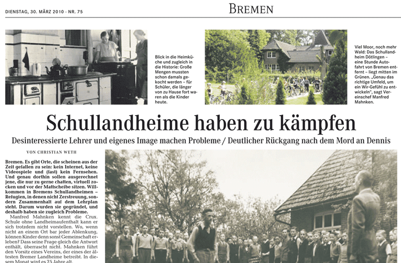 Artikel im Weser-Kurier